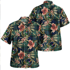 Clan Ferguson Modern Tartan Crest Badge Aloha Hawaiian Shirt Tropical Old Style KJ58 Ferguson Modern Tartan Tartan Today   