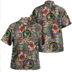 Clan Laurie Weathered Tartan Crest Badge Aloha Hawaiian Shirt Tropical Old Style GS88 Laurie Weathered Tartan Tartan Today   