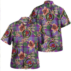 Clan Lang (Laing) Ancient Tartan Crest Badge Aloha Hawaiian Shirt Tropical Old Style OI15 Lang (Laing) Ancient Tartan Tartan Today   