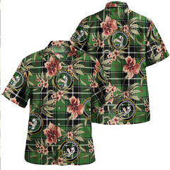Cleghorn Ancient Tartan Clan Crest Badge Aloha Hawaiian Shirt Tropical Old Style RL55 Cleghorn Ancient Tartan Tartan Today   