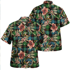 Guthrie Ancient Tartan Clan Crest Badge Aloha Hawaiian Shirt Tropical Old Style AV43 Guthrie Ancient Tartan Tartan Today   
