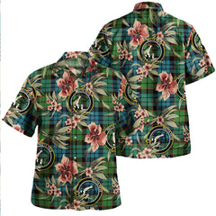 Clan Fletcher Family Ancient Tartan Crest Badge Aloha Hawaiian Shirt Tropical Old Style VK48 Fletcher Family Ancient Tartan Tartan Today   