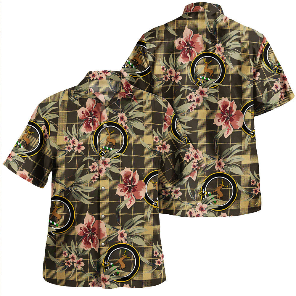 Clan Raeburn Weathered Tartan Crest Badge Aloha Hawaiian Shirt Tropical Old Style LZ41 Raeburn Weathered Tartan Tartan Today   