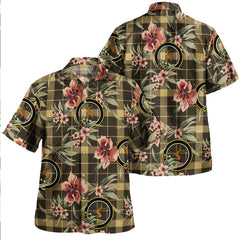 Clan Raeburn Weathered Tartan Crest Badge Aloha Hawaiian Shirt Tropical Old Style LZ41 Raeburn Weathered Tartan Tartan Today   