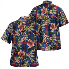 Clan Montgomery Modern Tartan Crest Badge Aloha Hawaiian Shirt Tropical Old Style AP85 Montgomery Modern Tartan Tartan Today   
