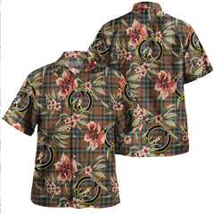 Clan MacLellan Weathered Tartan Crest Badge Aloha Hawaiian Shirt Tropical Old Style OU72 MacLellan Weathered Tartan Tartan Today   