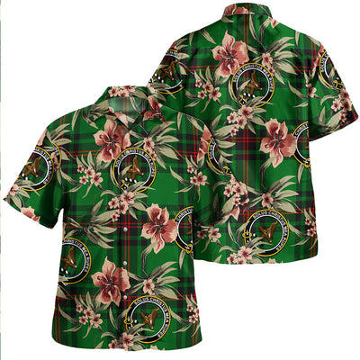 Clan Orrock Tartan Crest Badge Aloha Hawaiian Shirt Tropical Old Style TI10
