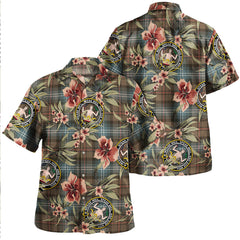 Clan Urquhart Weathered Tartan Crest Badge Aloha Hawaiian Shirt Tropical Old Style PS59 Urquhart Weathered Tartan Tartan Today   