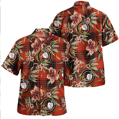 Clan Wemyss Ancient Tartan Crest Badge Aloha Hawaiian Shirt Tropical Old Style
