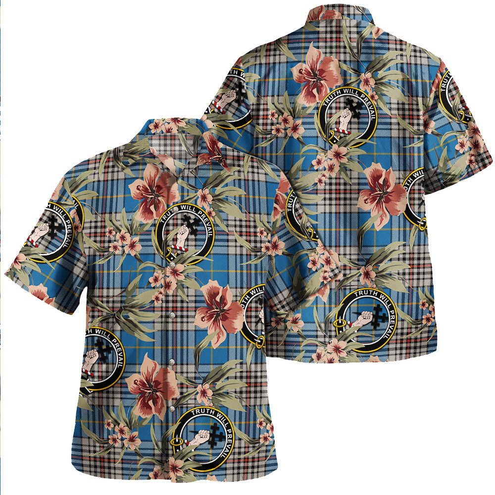 Clan Thompson Variant (Thomson Variant) Ancient Tartan Crest Badge Aloha Hawaiian Shirt Tropical Old Style SY67 Thompson Variant (Thomson Variant) Ancient Tartan Tartan Today   