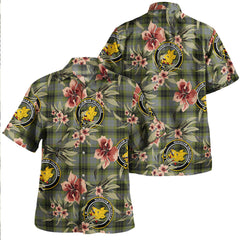 Clan MacIver Modern Tartan Crest Badge Aloha Hawaiian Shirt Tropical Old Style CG35 MacIver Modern Tartan Tartan Today   