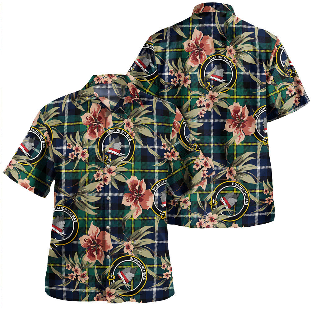 Clan MacNeil of Barra (MacNeilMacNeill) Modern Tartan Crest Badge Aloha Hawaiian Shirt Tropical Old Style GX12 MacNeil of Barra (MacNeilMacNeill) Modern Tartan Tartan Today   