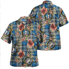 Clan Napier Ancient Tartan Crest Badge Aloha Hawaiian Shirt Tropical Old Style QX25 Napier Ancient Tartan Tartan Today   