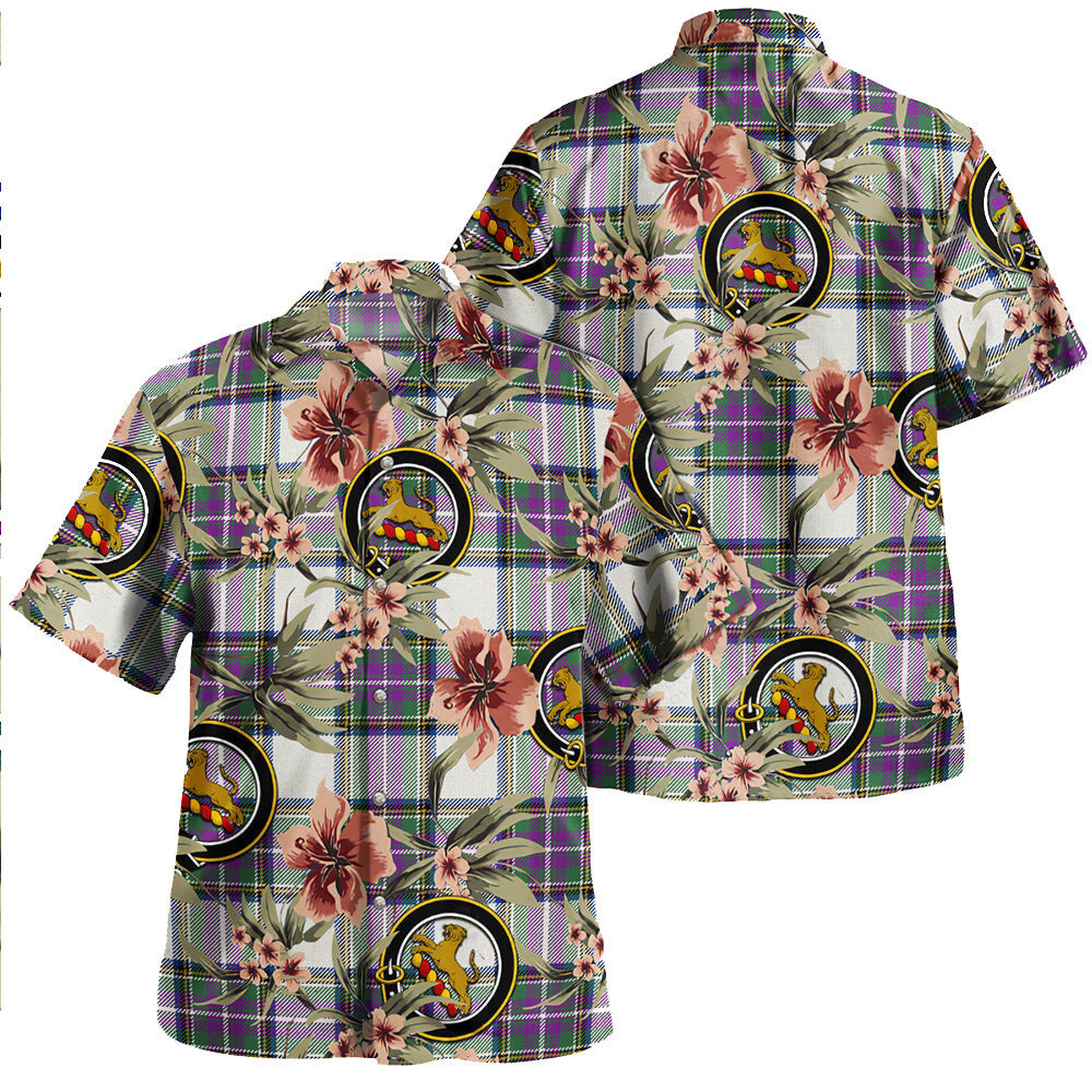 Clan Richards (Pritchard) Modern Tartan Crest Badge Aloha Hawaiian Shirt Tropical Old Style UR16 Richards (Pritchard) Modern Tartan Tartan Today   