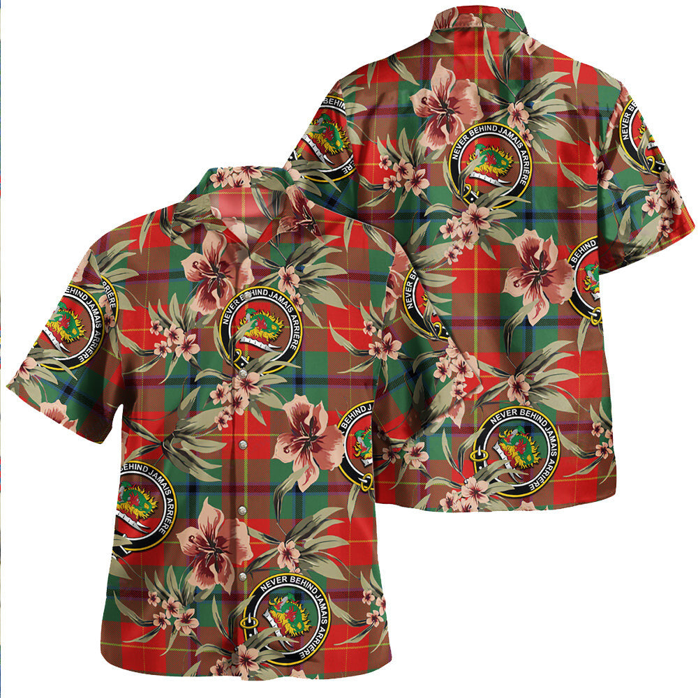 Douglas of Roxburgh Modern Tartan Clan Crest Badge Aloha Hawaiian Shirt Tropical Old Style QO87 Douglas of Roxburgh Modern Tartan Tartan Today   