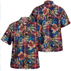 Clan Glenn Modern Tartan Crest Badge Aloha Hawaiian Shirt Tropical Old Style LY28 Glenn Modern Tartan Tartan Today   