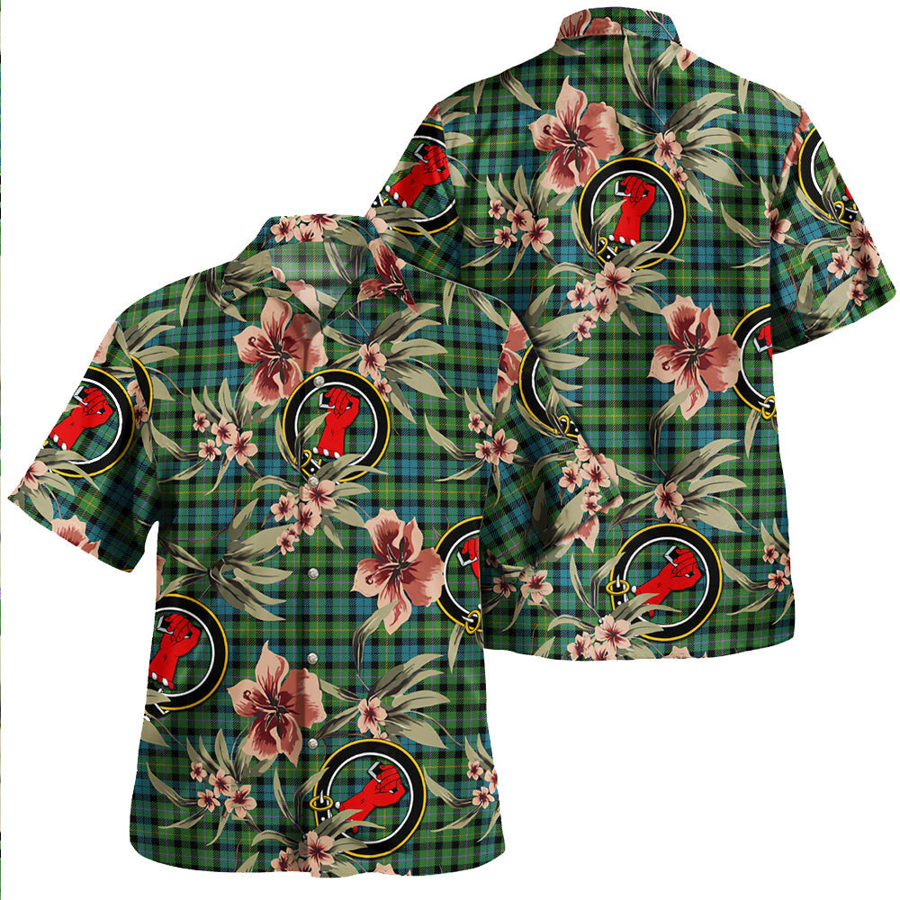 Clan MacBride Ancient Tartan Crest Badge Aloha Hawaiian Shirt Tropical Old Style MW43 MacBride Ancient Tartan Tartan Today   