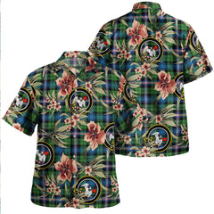 Clan Gammell Ancient Tartan Crest Badge Aloha Hawaiian Shirt Tropical Old Style YC37 Gammell Ancient Tartan Tartan Today   