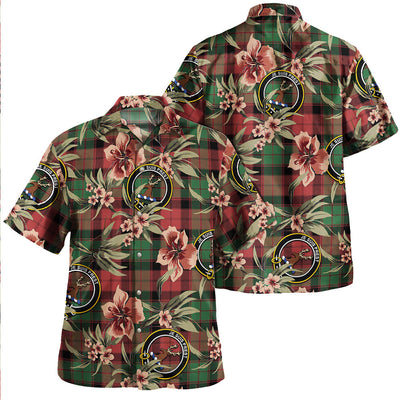 Clan Fraser of Altyre Ancient Tartan Crest Badge Aloha Hawaiian Shirt Tropical Old Style II63