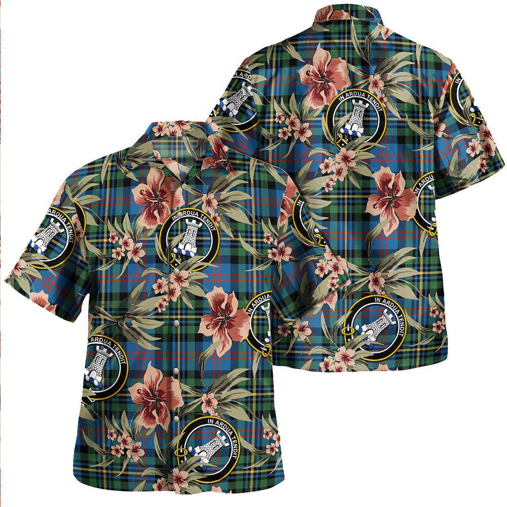 Clan MacCallum of Berwick Ancient Tartan Crest Badge Aloha Hawaiian Shirt Tropical Old Style VO75 MacCallum of Berwick Ancient Tartan Tartan Today   