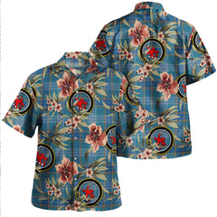 Clan Dempster Ancient Tartan Crest Badge Aloha Hawaiian Shirt Tropical Old Style UE86 Dempster Ancient Tartan Tartan Today   