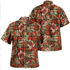 Clan Lumsden of Kintore Ancient Tartan Crest Badge Aloha Hawaiian Shirt Tropical Old Style AG49 Lumsden of Kintore Ancient Tartan Tartan Today   