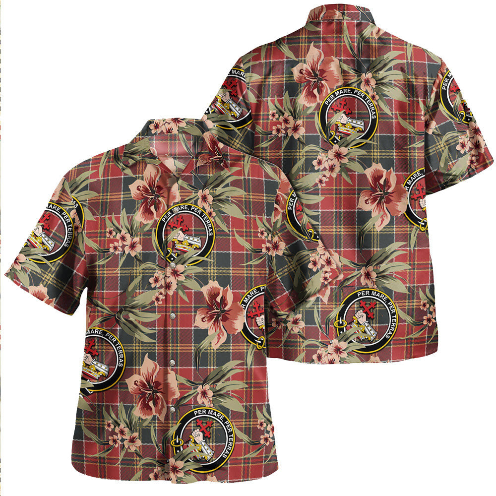 Clan MacDonald of Kingsburgh (Donald of Kingsburgh) Weathered Tartan Crest Badge Aloha Hawaiian Shirt Tropical Old Style EV49 MacDonald of Kingsburgh (Donald of Kingsburgh) Weathered Tartan Tartan Today   