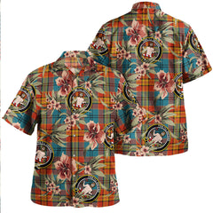 Clan MacGurk Ancient Tartan Crest Badge Aloha Hawaiian Shirt Tropical Old Style KM86 MacGurk Ancient Tartan Tartan Today   
