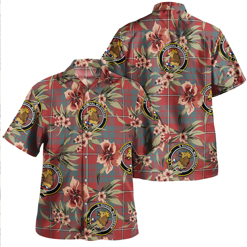 Clan MacGregor of Balquhidder (Gregor of Balquhidder) Weathered Tartan Crest Badge Aloha Hawaiian Shirt Tropical Old Style FH32 MacGregor of Balquhidder (Gregor of Balquhidder) Weathered Tartan Tartan Today   