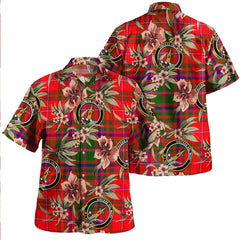 Clan MacDowall Tartan Crest Badge Aloha Hawaiian Shirt Tropical Old Style GE57 MacDowall Tartan Tartan Today   