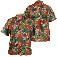 Douglas of Roxburgh Ancient Tartan Clan Crest Badge Aloha Hawaiian Shirt Tropical Old Style WB79 Douglas of Roxburgh Ancient Tartan Tartan Today   