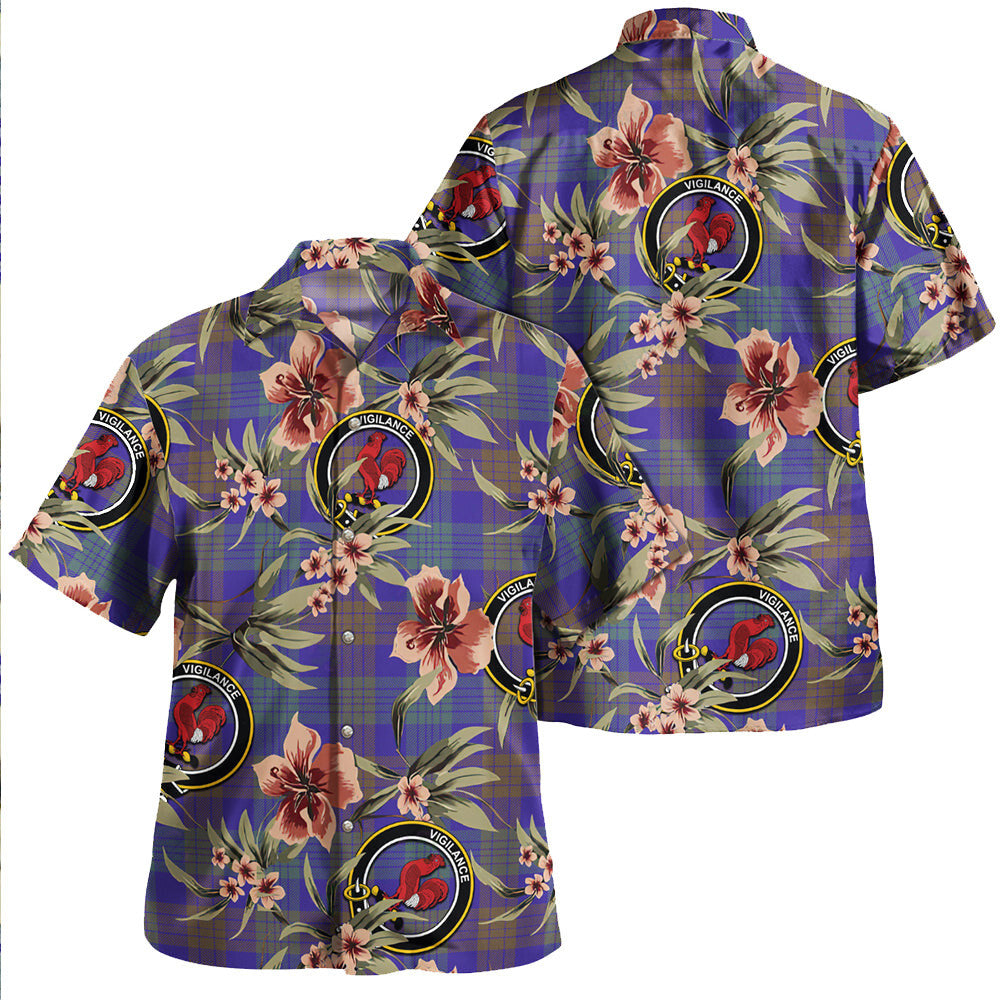 Clan Lang (Laing) Weathered Tartan Crest Badge Aloha Hawaiian Shirt Tropical Old Style WO96 Lang (Laing) Weathered Tartan Tartan Today   