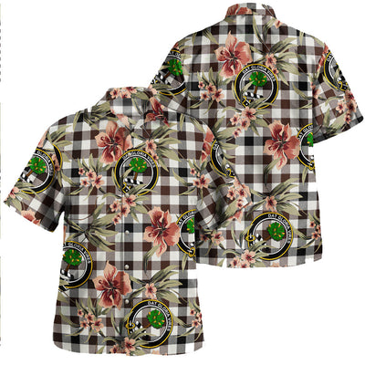 Clan Hogg Modern Tartan Crest Badge Aloha Hawaiian Shirt Tropical Old Style AM20