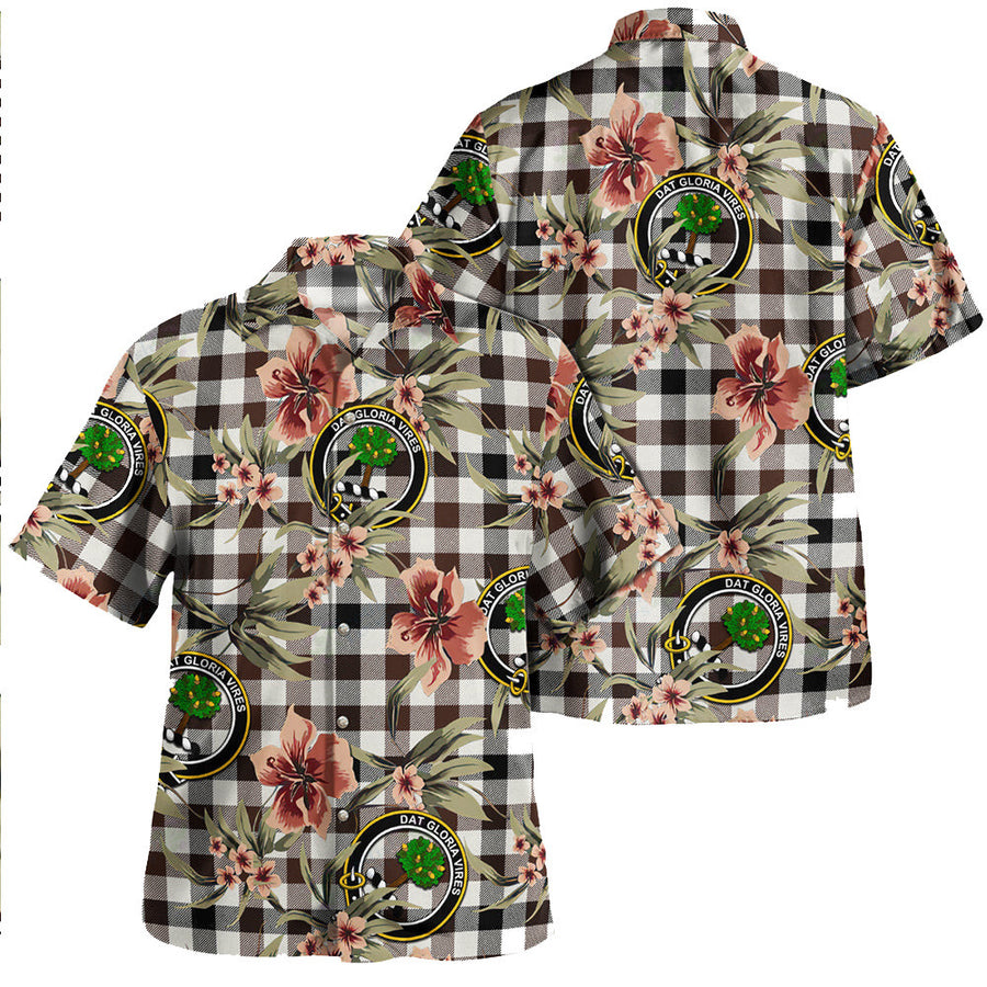 Clan Hogg Modern Tartan Crest Badge Aloha Hawaiian Shirt Tropical Old Style AM20 Hogg Modern Tartan Tartan Today   