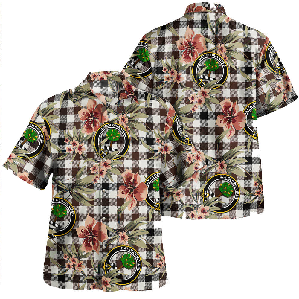 Clan Hogg Modern Tartan Crest Badge Aloha Hawaiian Shirt Tropical Old Style AM20 Hogg Modern Tartan Tartan Today   