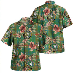 Clan Cranston Ancient Tartan Crest Badge Aloha Hawaiian Shirt Tropical Old Style AS52 Cranston Ancient Tartan Tartan Today   