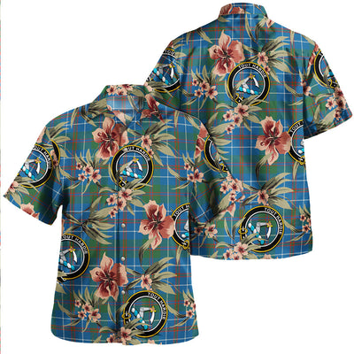 Clan MacHardy Ancient Tartan Crest Badge Aloha Hawaiian Shirt Tropical Old Style