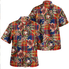 Clan MacGurk Modern Tartan Crest Badge Aloha Hawaiian Shirt Tropical Old Style HP11 MacGurk Modern Tartan Tartan Today   
