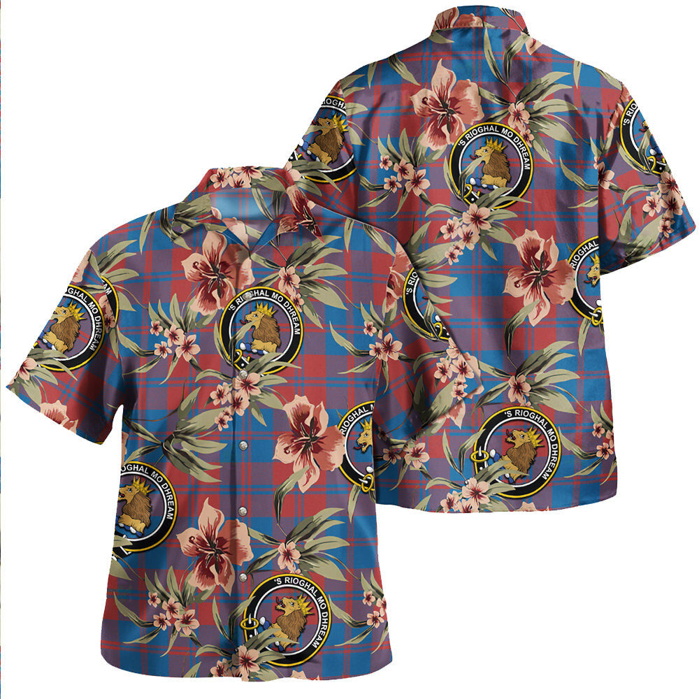 Clan MacGregor of Glengyle (Gregor of Deeside) Ancient Tartan Crest Badge Aloha Hawaiian Shirt Tropical Old Style US62 MacGregor of Glengyle (Gregor of Deeside) Ancient Tartan Tartan Today   