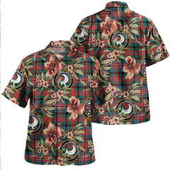 Clan Kidd Modern Tartan Crest Badge Aloha Hawaiian Shirt Tropical Old Style VP49 Kidd Modern Tartan Tartan Today   