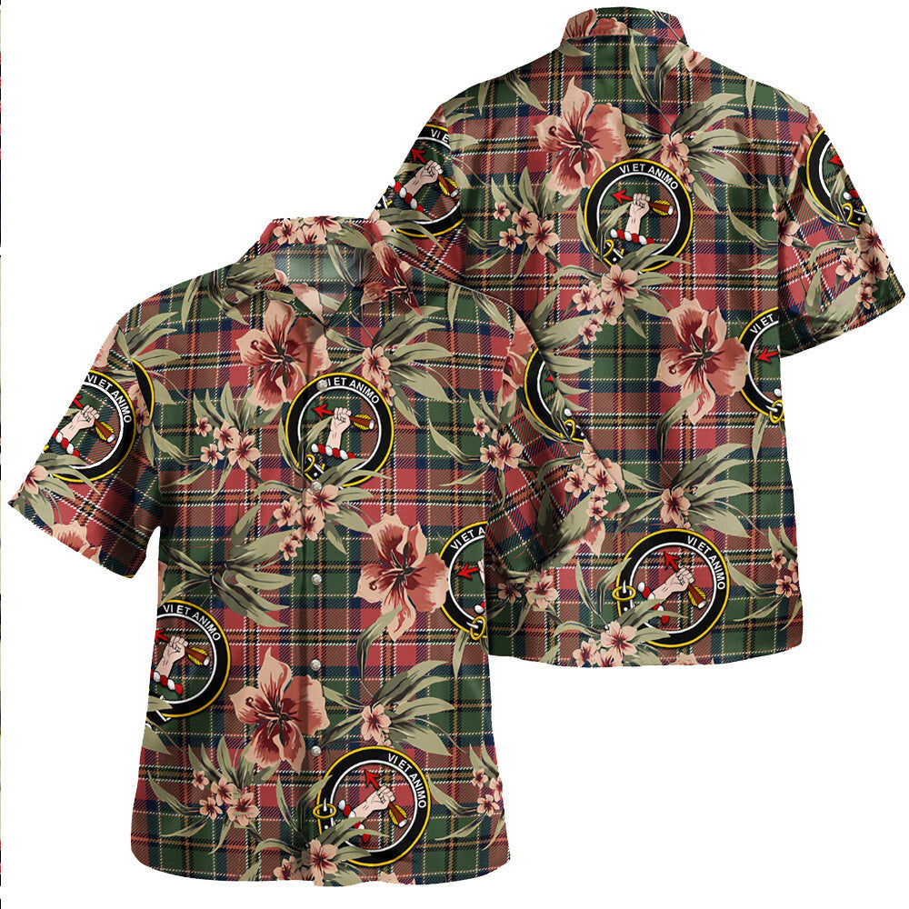 Clan MacCulloch Ancient Tartan Crest Badge Aloha Hawaiian Shirt Tropical Old Style FO65 MacCulloch Ancient Tartan Tartan Today   