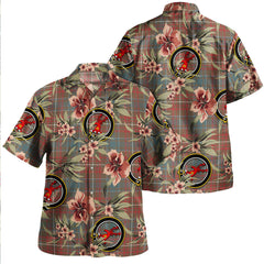Clan MacConnell Weathered Tartan Crest Badge Aloha Hawaiian Shirt Tropical Old Style AM60 MacConnell Weathered Tartan Tartan Today   