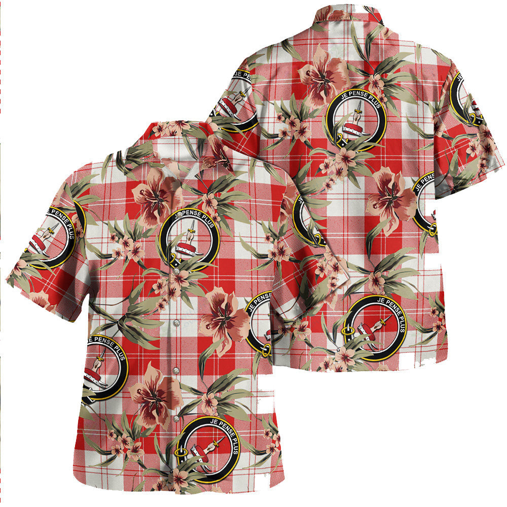 Clan Erskine Weathered Tartan Crest Badge Aloha Hawaiian Shirt Tropical Old Style WP82 Erskine Weathered Tartan Tartan Today   