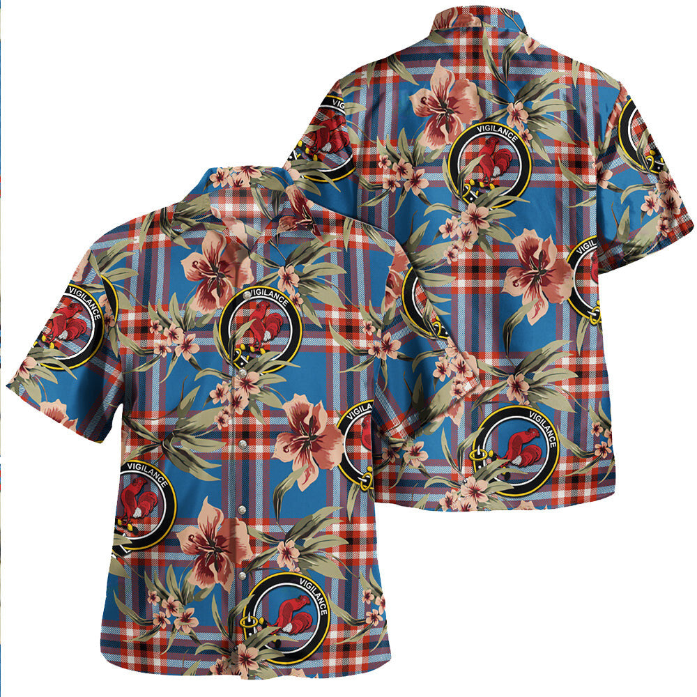 Clan Laing of Archiestown (Lang of Archiestown) Ancient Tartan Crest Badge Aloha Hawaiian Shirt Tropical Old Style WA13 Laing of Archiestown (Lang of Archiestown) Ancient Tartan Tartan Today   