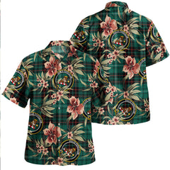 Clan MacAulay of Lewis Modern Tartan Crest Badge Aloha Hawaiian Shirt Tropical Old Style ZP78 MacAulay of Lewis Modern Tartan Tartan Today   