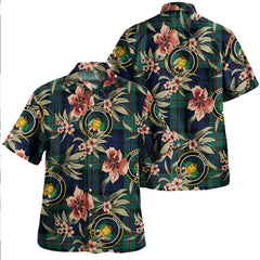 Clan Dundas Modern Tartan Crest Badge Aloha Hawaiian Shirt Tropical Old Style UH17 Dundas Modern Tartan Tartan Today   