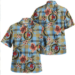 Clan Laing (Lang) Ancient Tartan Crest Badge Aloha Hawaiian Shirt Tropical Old Style PU29 Laing (Lang) Ancient Tartan Tartan Today   