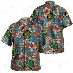 Clan Harvey Ancient Tartan Crest Badge Aloha Hawaiian Shirt Tropical Old Style NP60 Harvey Ancient Tartan Tartan Today   