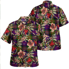 Clan MacDonnell Tartan Crest Badge Aloha Hawaiian Shirt Tropical Old Style LO85 MacDonnell Tartan Tartan Today   