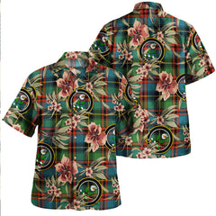 Clan Deas Ancient Tartan Crest Badge Aloha Hawaiian Shirt Tropical Old Style LT86 Deas Ancient Tartan Tartan Today   